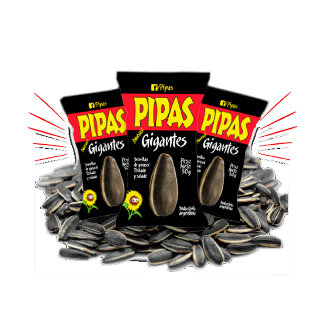 [13186] GIRASOL PIPAS TIRAS GIGANTES X 10U