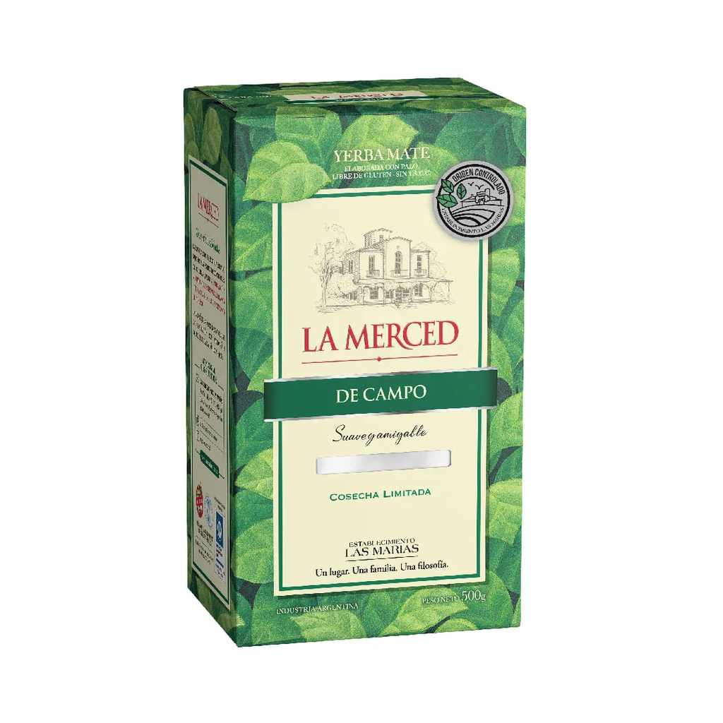 [21021] YERBA MATE LA MERCED DE  CAMPO 1/2 KILO