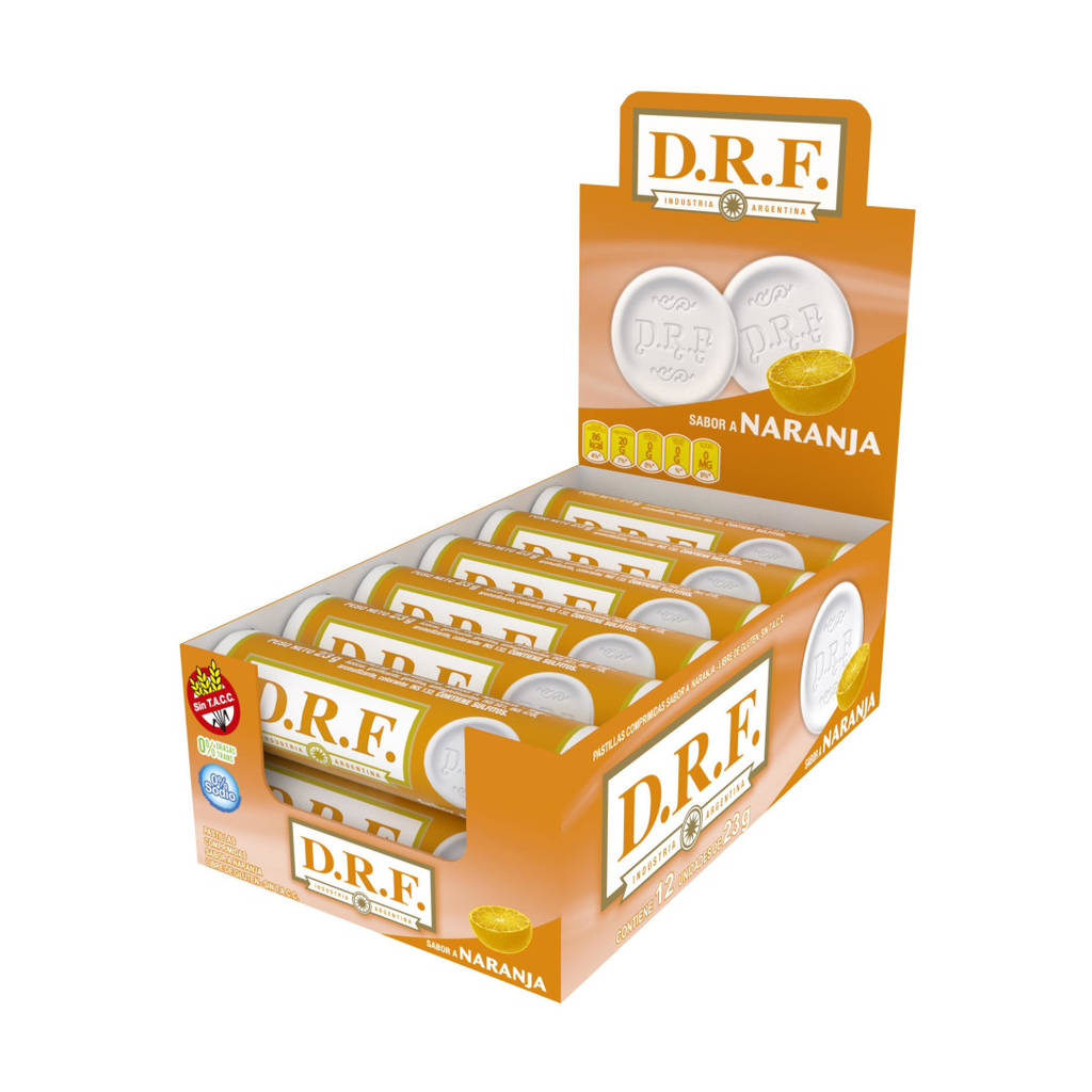 [23227] PAST.D.R.F.NARANJA X 12U.