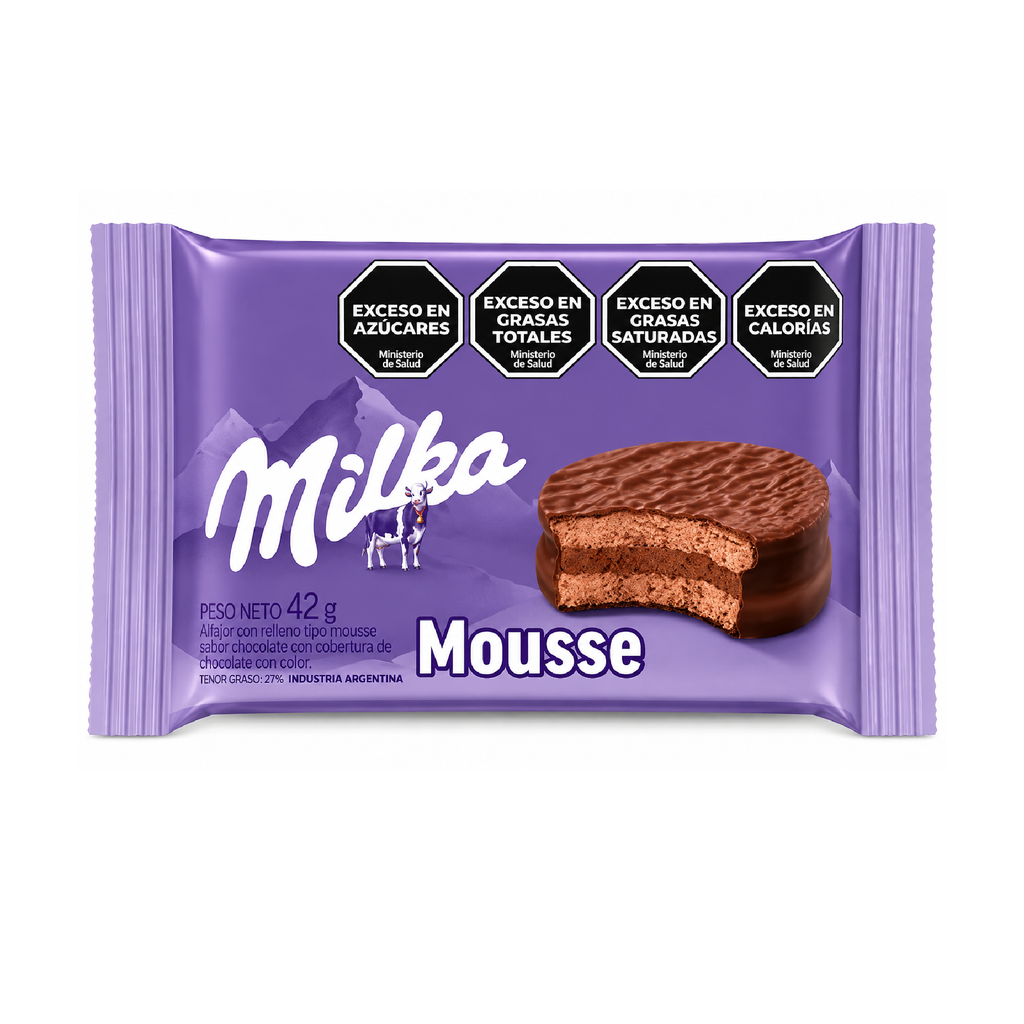 [3444] ALFAJOR MILKA MOUSSE X 42 G