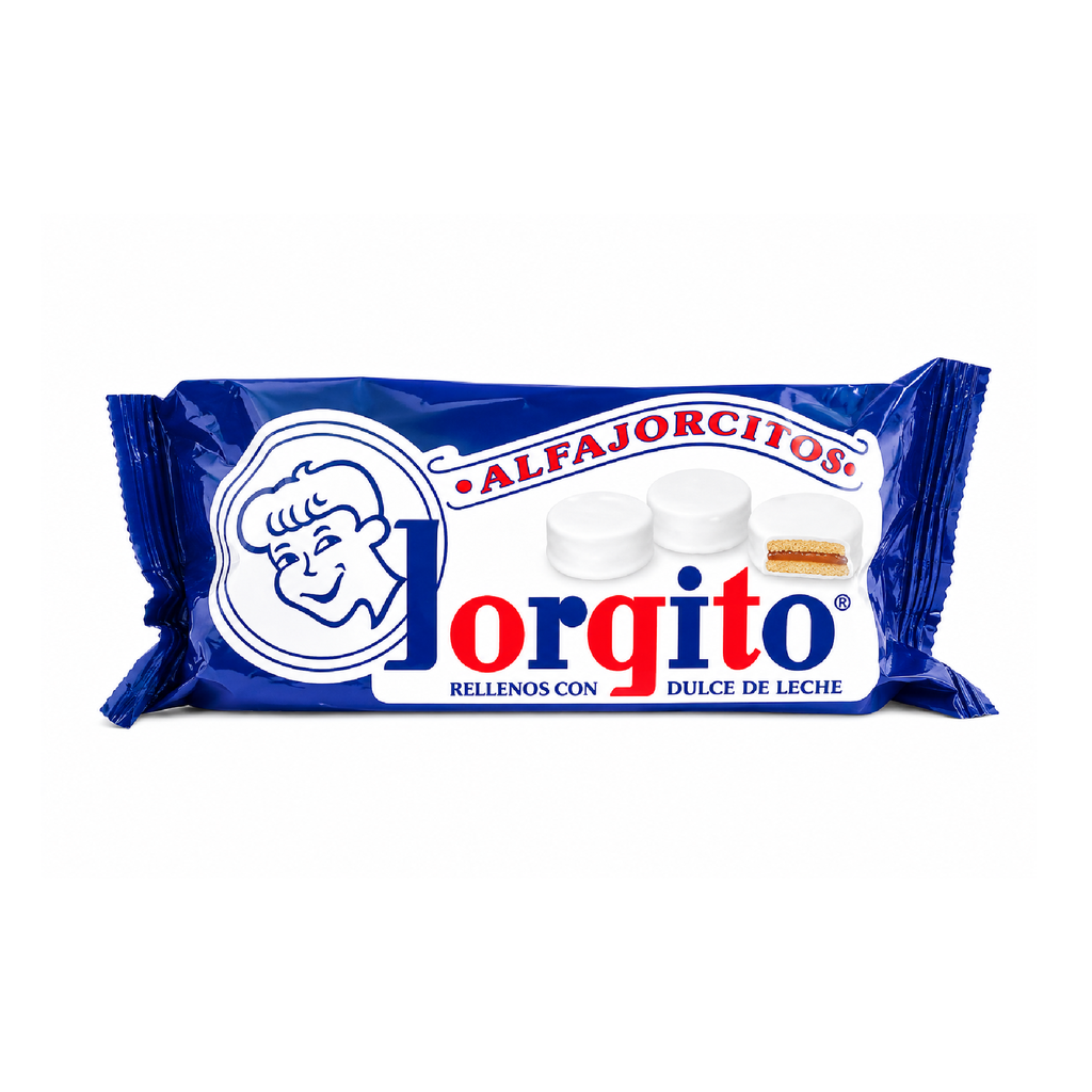 [13381] ALFAJOR JORGITO MINI BLANCO X 6 U ART.53