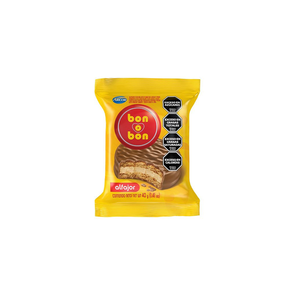 [3715] ALFAJOR B O B SIMPLE LEC.X40GS