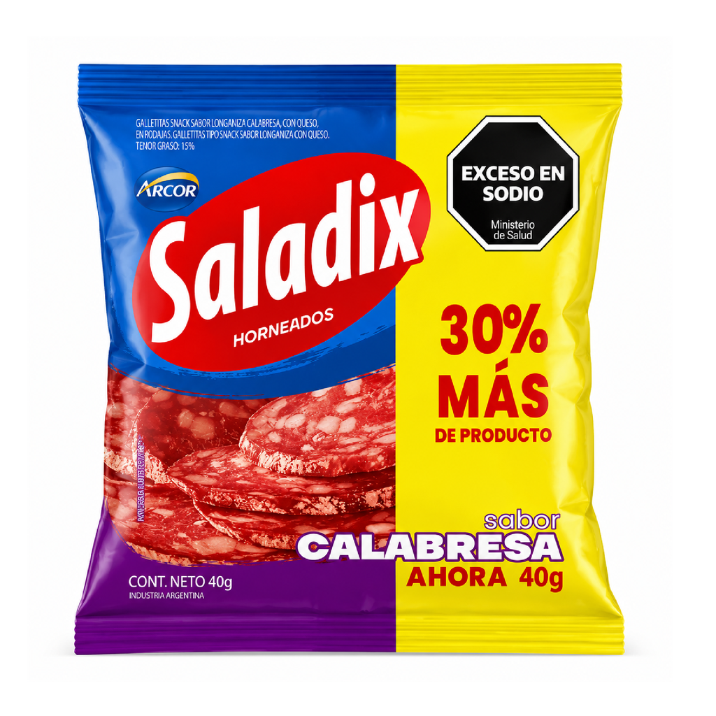 [123276] SALADIX CALABRESA 6 U X 40 G
