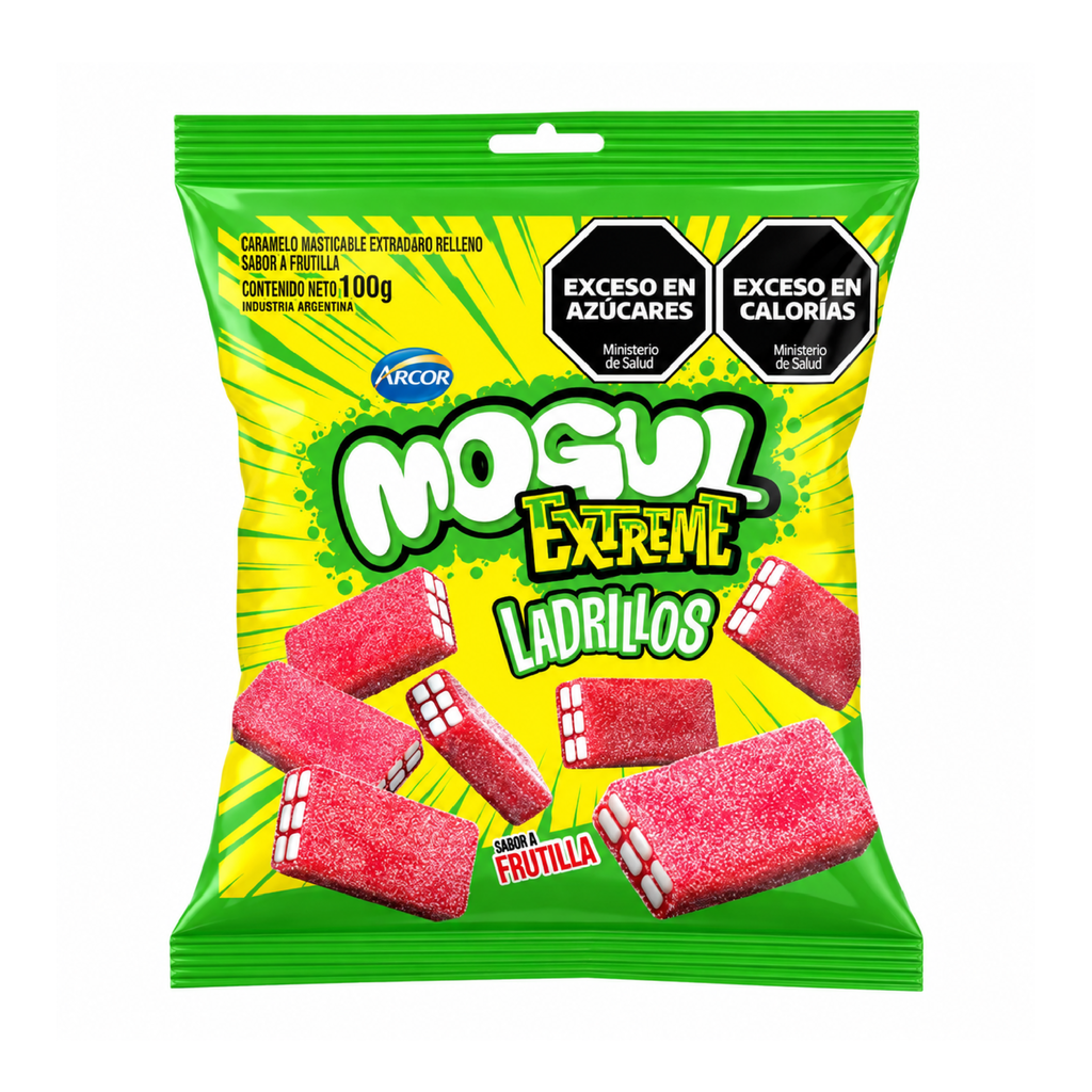 [15273] LADRILLOS EXTREME FRUTILLA X 100G