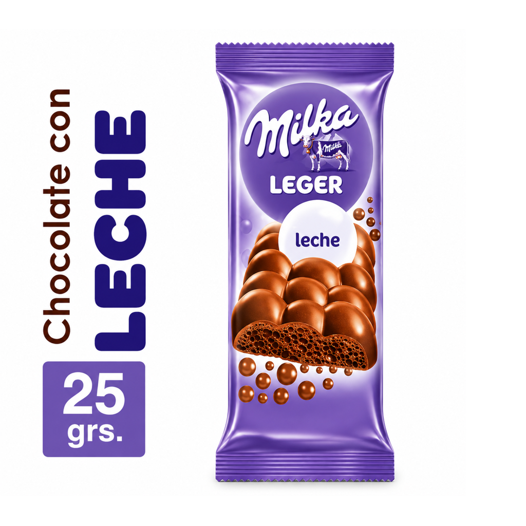 [3546] CHOCOLATE MILKA LEGER X 25 G