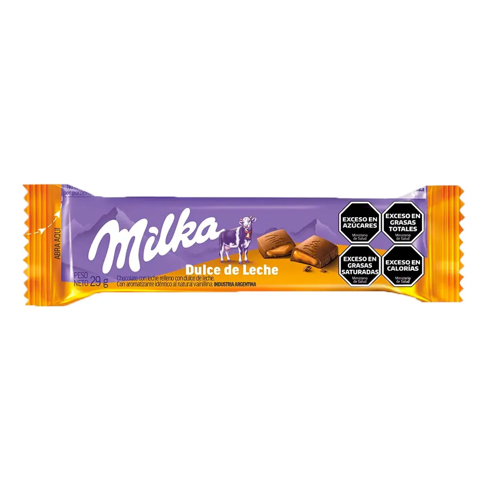 [13536] CHOC. MILKA DULCE DE LECHE X 29 G