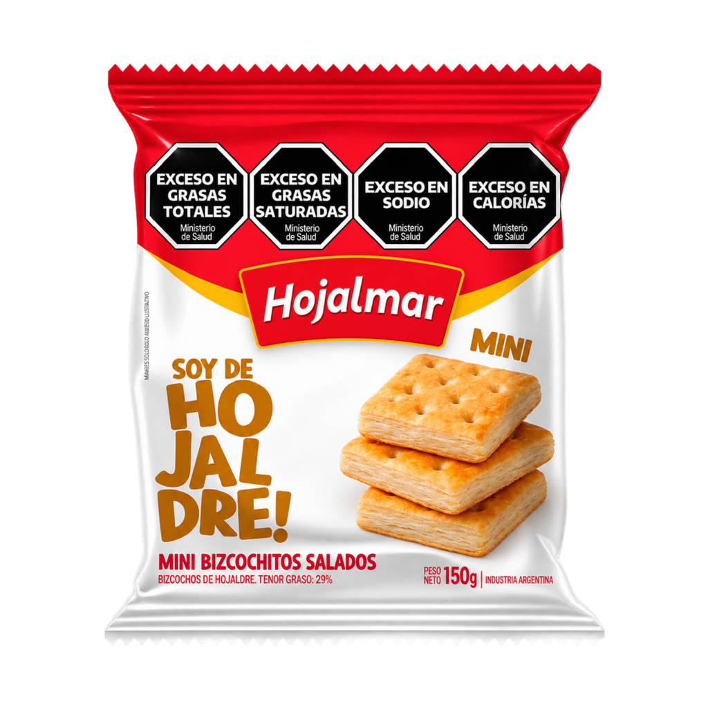 HOJALMAR MINI BIZCOCHITOS SALADOS 150G