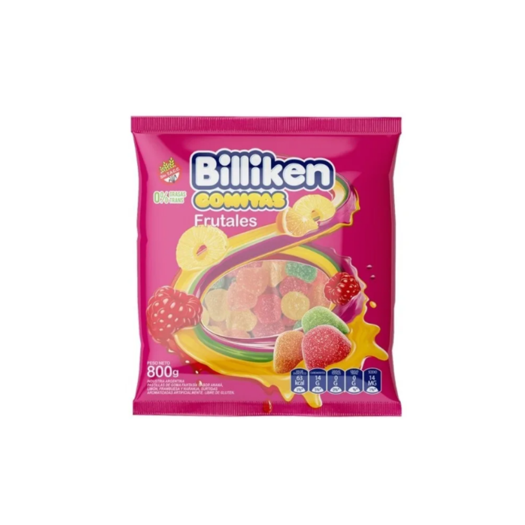 [1737] GOMITAS BILLIKEN FRUTAL X800G