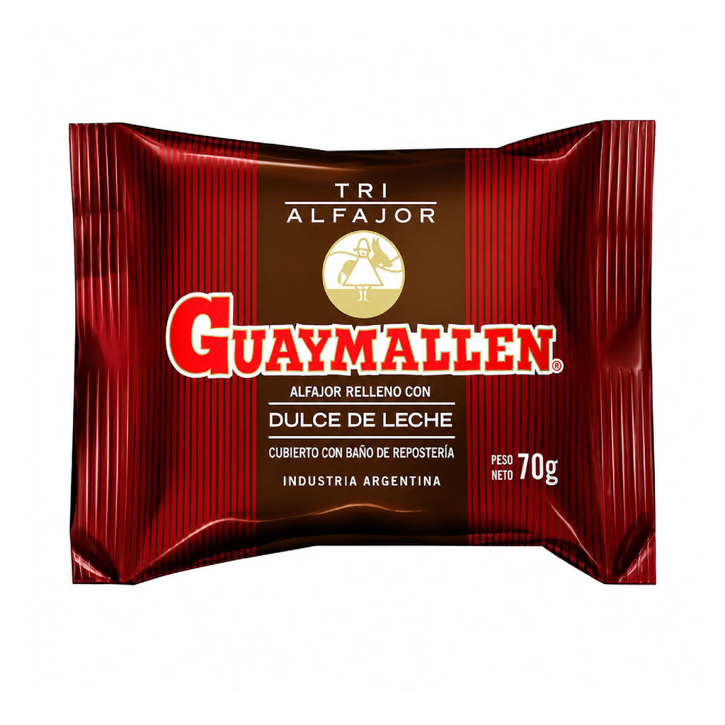 ALFAJOR GUAYMALLEN TRIPLE CHOCOLATE X 70 G