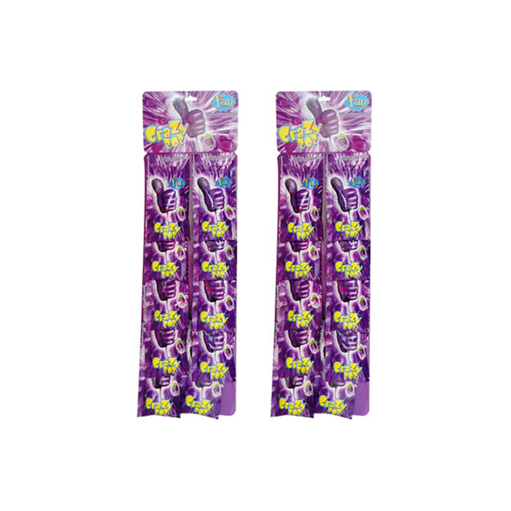 [60014] CHUP. CRAZY POP UVA TIRA X 20U